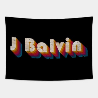 retro vintage J Balvin Tapestry