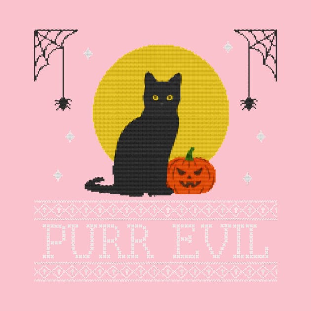 Purr evil by Biddie Gander Designs