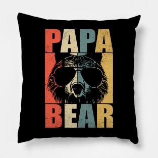 Papa Bear Vintage Pillow