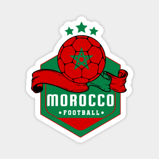 Morocco Football Magnet