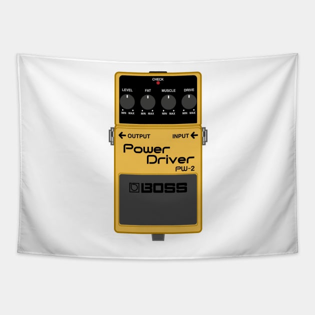 Boss PW-2 Power Driver Guitar Effect Pedal Tapestry by conform