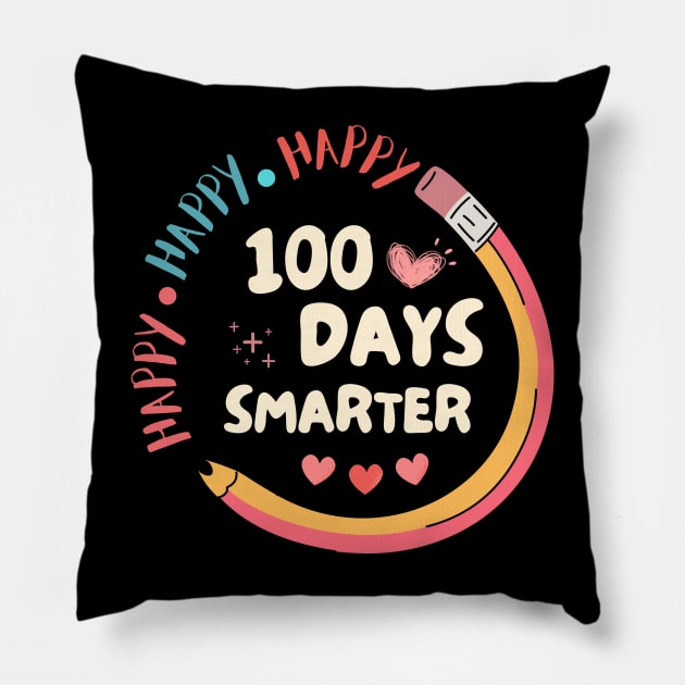 Happy 100 Days Smarter Pillow by MushMagicWear