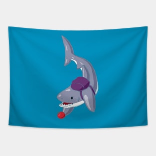 Back to School Shark Tapestry