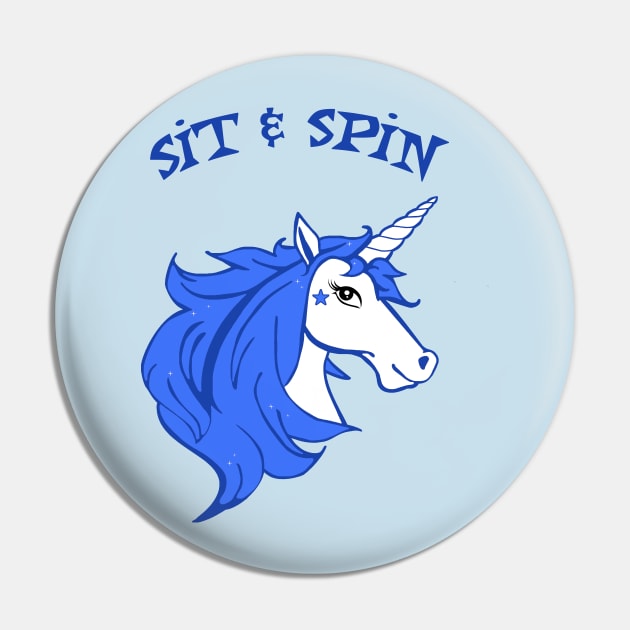 Rude Unicorn Pin by rachybattlebot
