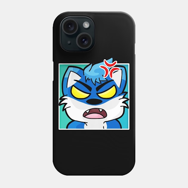 My wolf rage twitch emote Phone Case by szymonnowotny8