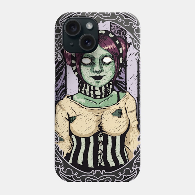 Lidilum Zombie Girl ( Ver 1 ) Phone Case by BlueCrown.PP