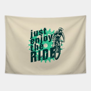 Bike Life Just Enjoy the Ride Tapestry