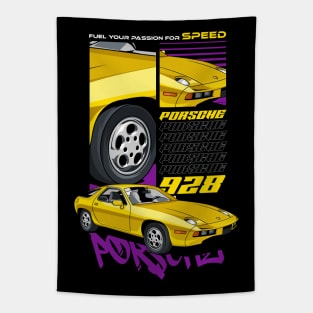 Retro 928 Car Tapestry