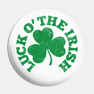 Luck O' The Irish / Vintage Style Design Pin