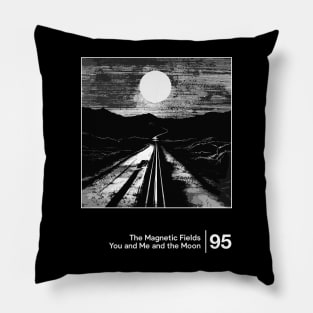 The Magnetic Fields / Minimalist Graphic Fan Artwork Design Pillow