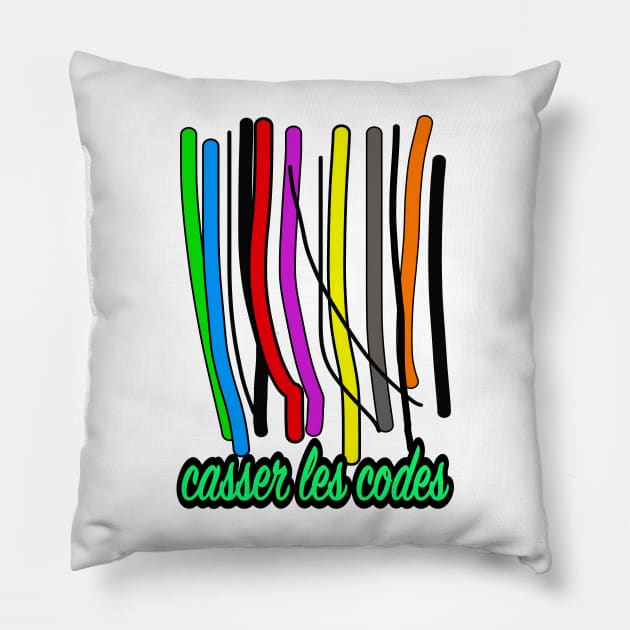 Be a rule breaker, BE DIFFERENT ! Pillow by esquisse