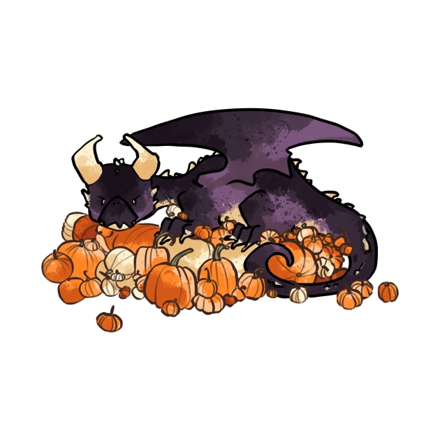 Pumpkin Harvest Dragon by Shopping Dragons