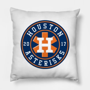 Houston Asterisks Logo Pillow