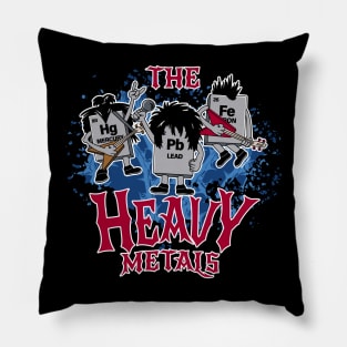 Heavy Metals Chemistry Funny Periodic Table Elements Pillow