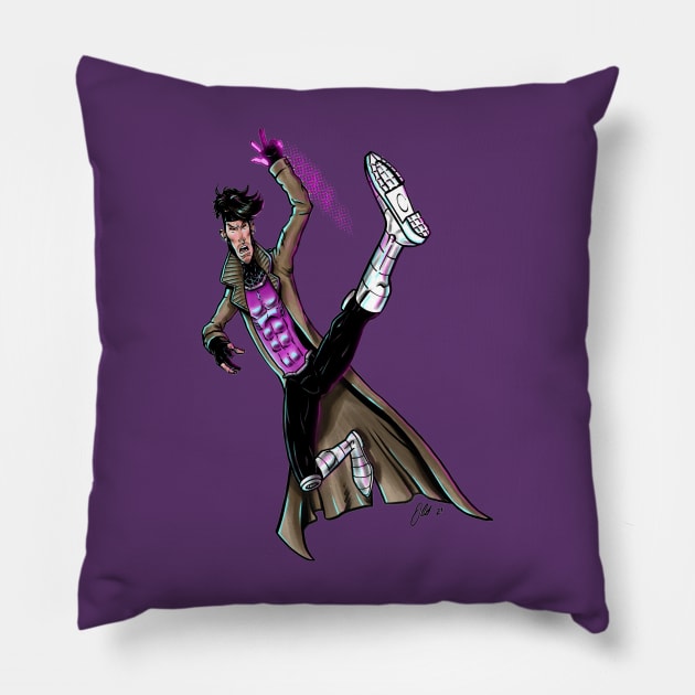 90s Gambit Pillow by J. Christopher Schmidt