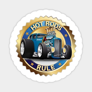 Hot Rods Rule Magnet