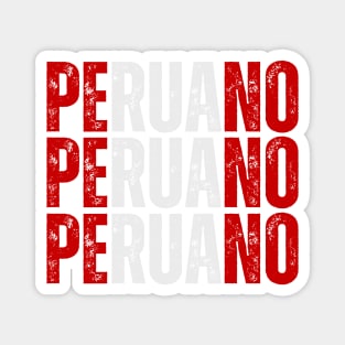 Peru flag, peruvian flag Magnet
