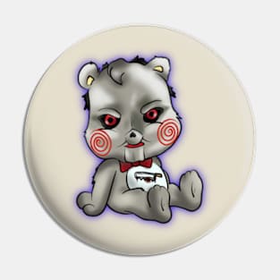 Beware the bears -Scarebears Billy the Puppet Pin