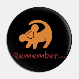 Remember who you are Pin