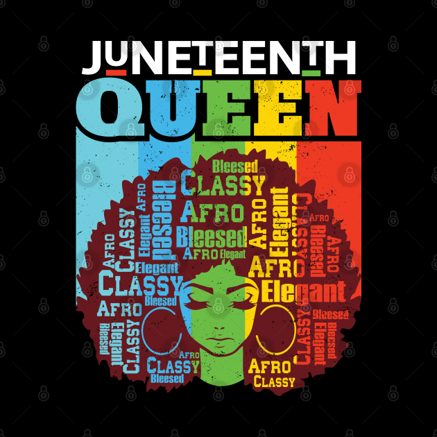 Juneteenth Queen Bleesed by Madelyn_Frere