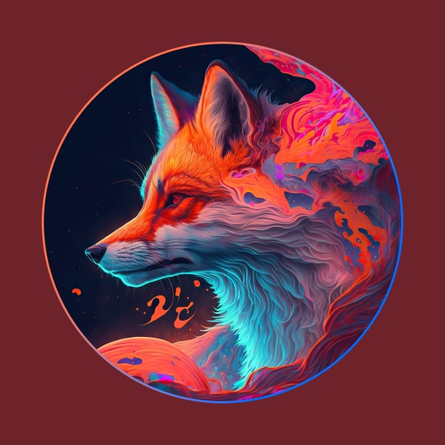 Fox - Cosmic Clouds Series by wumples