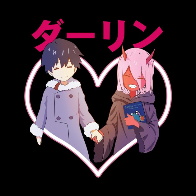 Little Zero Two and Hiro by Call me Sunshine