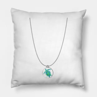 Sea Turtle Necklace Pillow