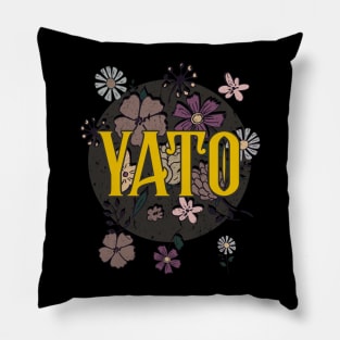 Aesthetic Proud Name Yato Flowers Anime Retro Styles Pillow