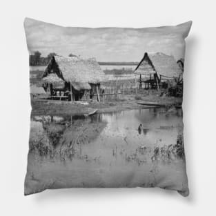 Vintage Iquitos Peru Pillow