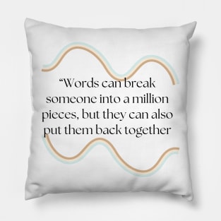 Words Pillow