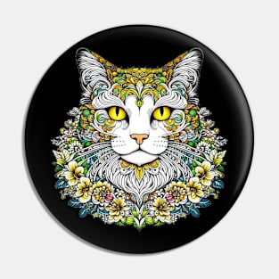 Kitty Glam Tropical Floral Pin