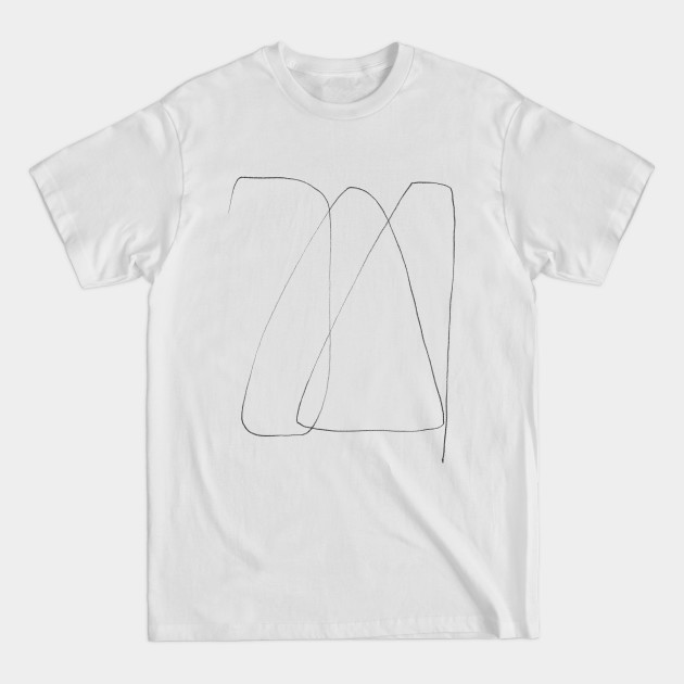 Discover Abstract Line Art - Lineart - T-Shirt