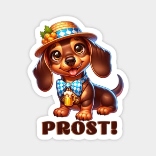 Oktoberfest Dachshund Prost! Magnet