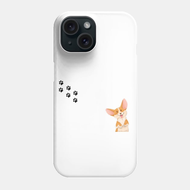 Cute Corgi Phone Case by Professional_Doodles