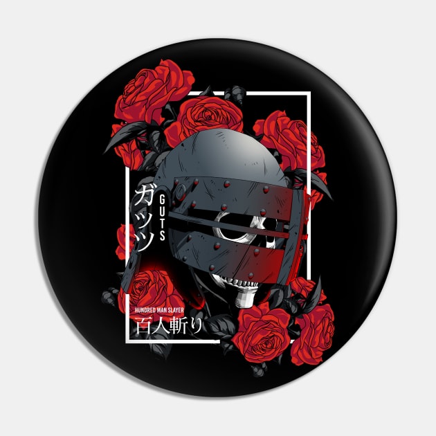 Memento Mori of the Black Swordsman Pin by manoystee