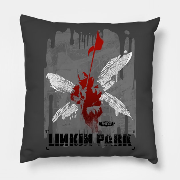 Hybrid Theory Pillow by ax3