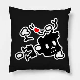 Crunchy zombie boy Pillow