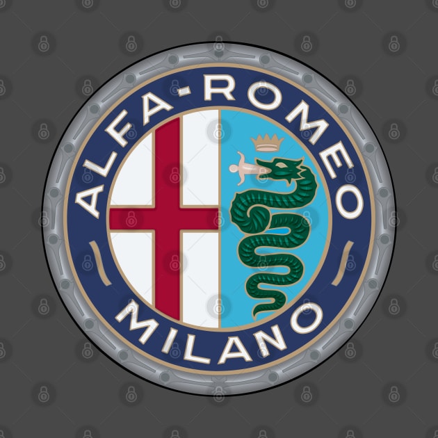 Alfa Romeo Milano Vintage logo by fmDisegno