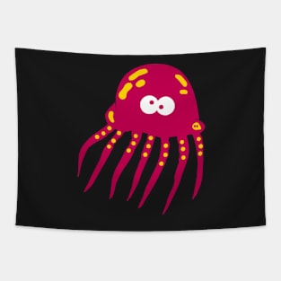 Jellyfish Comic Cartoon Funny Party Australia Sun Tapestry