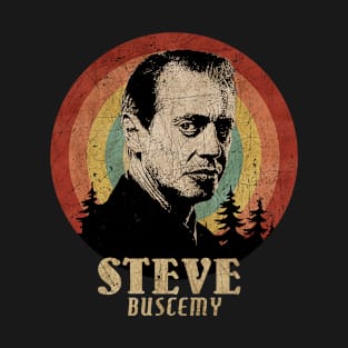 Retro Sunset Steve Buscemy T-Shirt