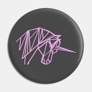 pink unicorn Pin