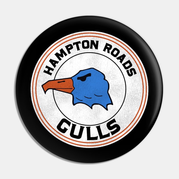 Defunct Hampton Roads Gulls Hockey Team Pin by Defunctland