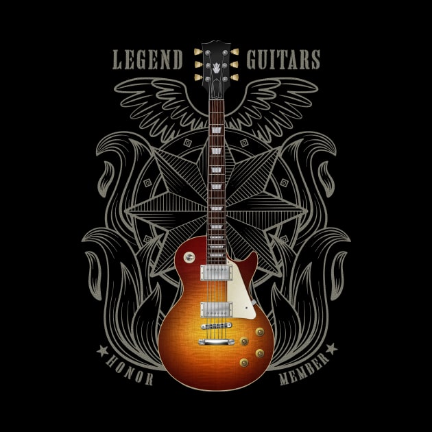 legend electric guitar honor member by Pepetto