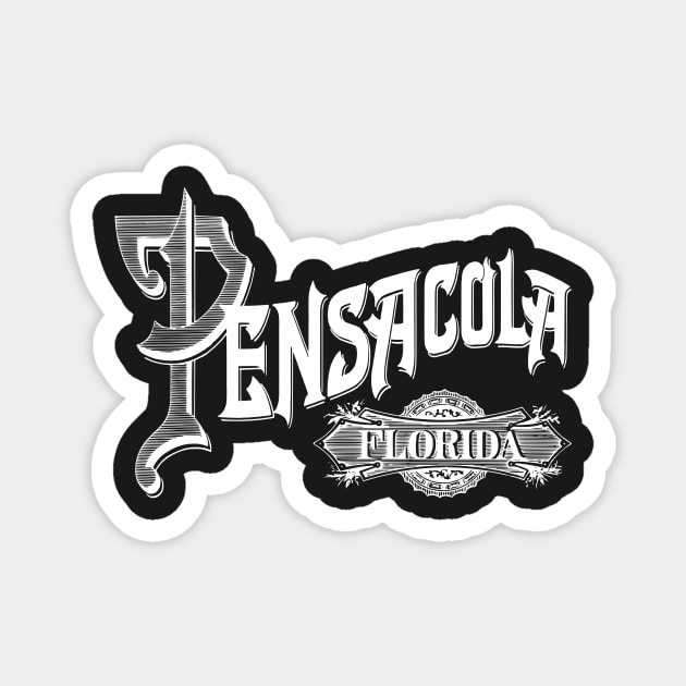 Vintage Pensacola, FL Magnet by DonDota