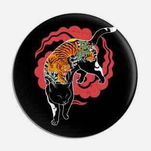 tiger tattoo cat Pin