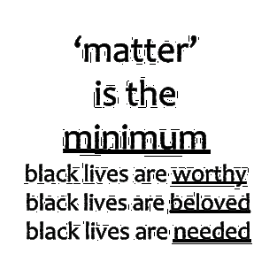 Matter is the minimum T-Shirt