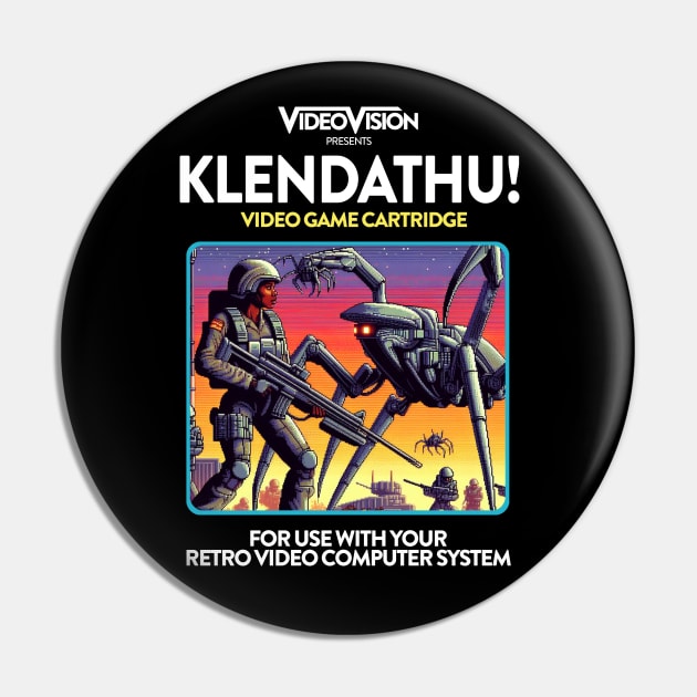 Klendathu! 80s Game Pin by PopCultureShirts