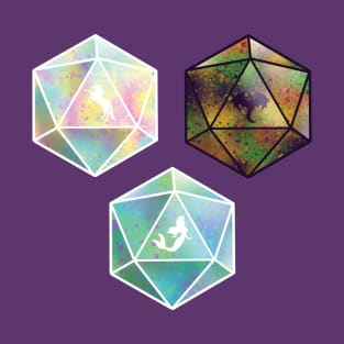 Mythical Creatures D20 Dice Set T-Shirt