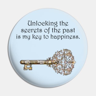 A Key-per of History's Hidden Treasures Pin