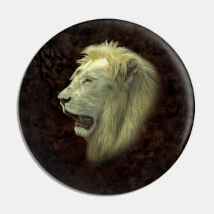 White lion Pin